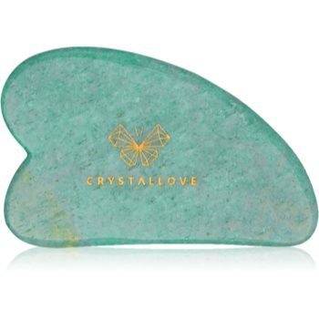 Crystallove Amazonite Gua Sha accesoriu de masaj - imagine 2